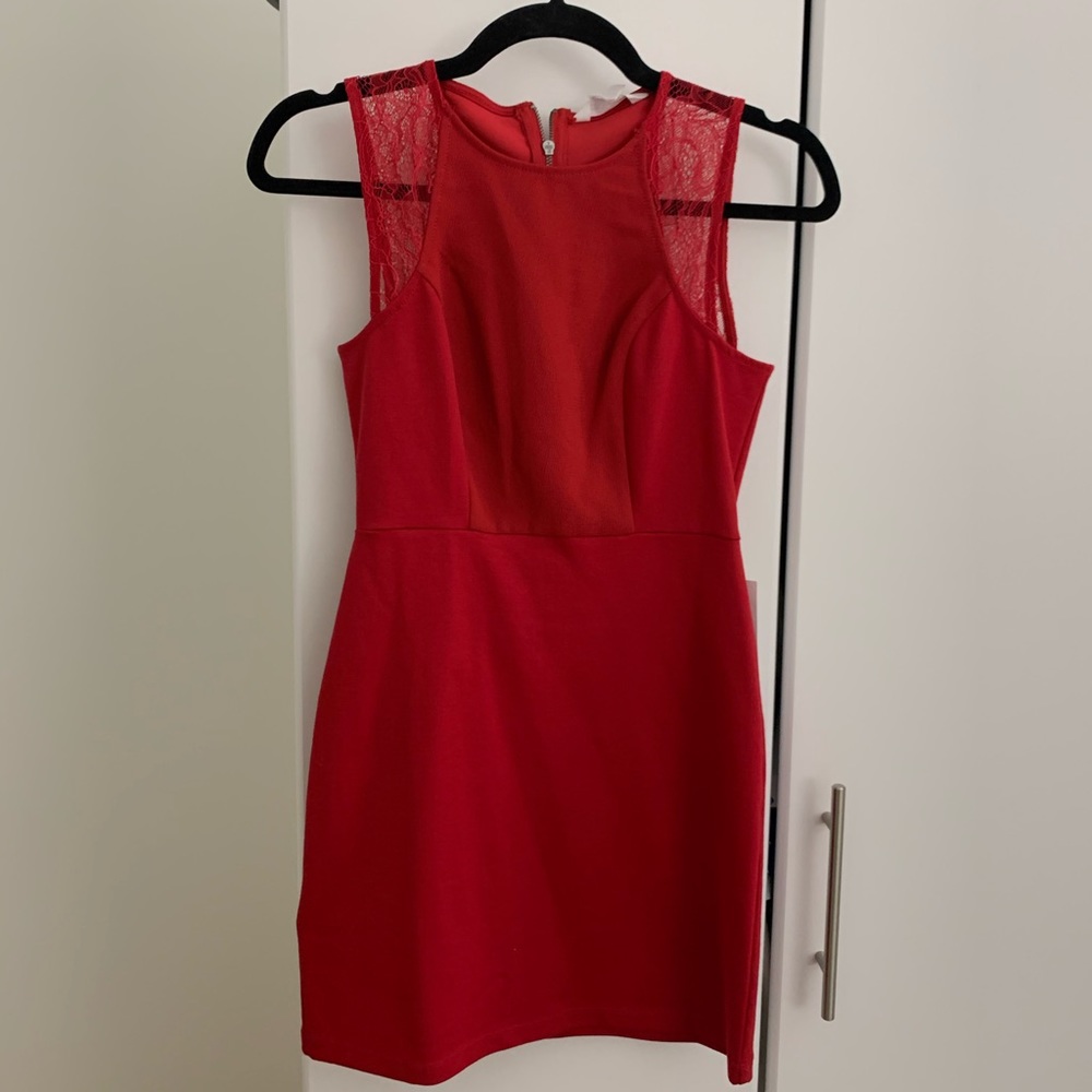 BCBGeneration RED MINI DRESS